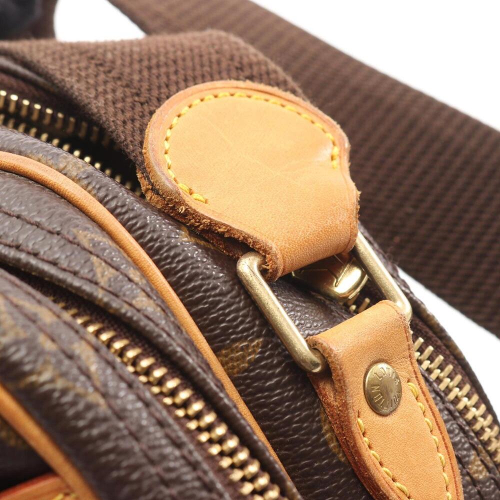 LOUIS VUITTON Brown Monogram Leather Shoulder Bag - Picture 8 of 10
